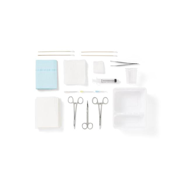 Tray Laceration With Gauze 2x2\